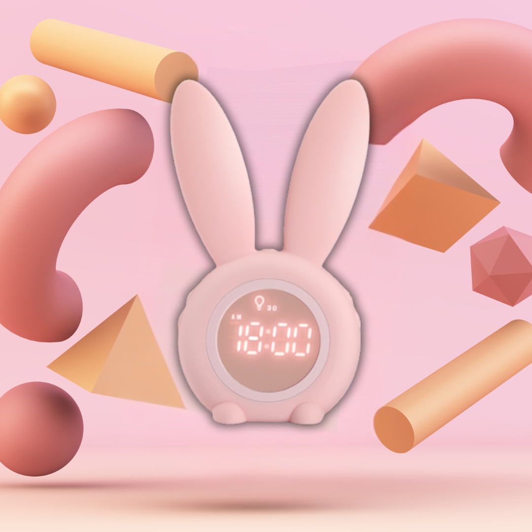 Reveil Lapin I Veilleuse Bebe